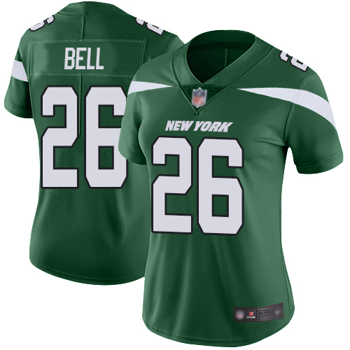 New York Jets Limited Green Women LeVeon Bell Home Jersey NFL Football 26 Vapor Untouchable